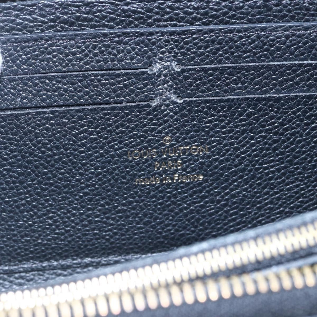 Louis Vuitton Portefeuille Zippy Monogramme Empreinte Monogramme Empreinte Black Leather Wallets Accessory
