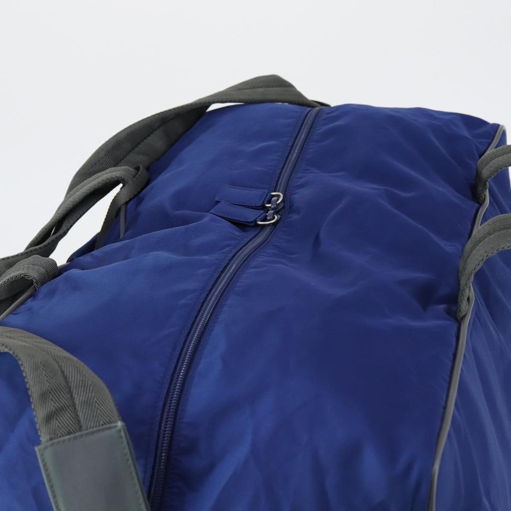 Prada Convertible Weekender Bag Tessuto Blue Nylon Travel Bag Bag