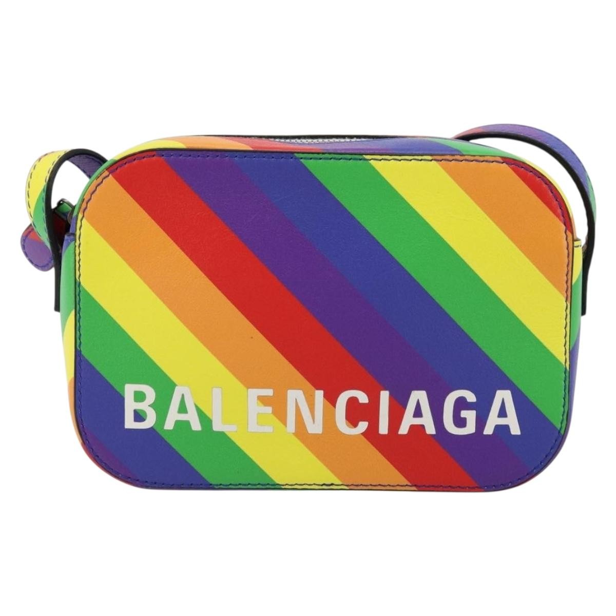 Balenciaga Everyday Camera Bag Leather Multicolour Leather Shoulder Bag