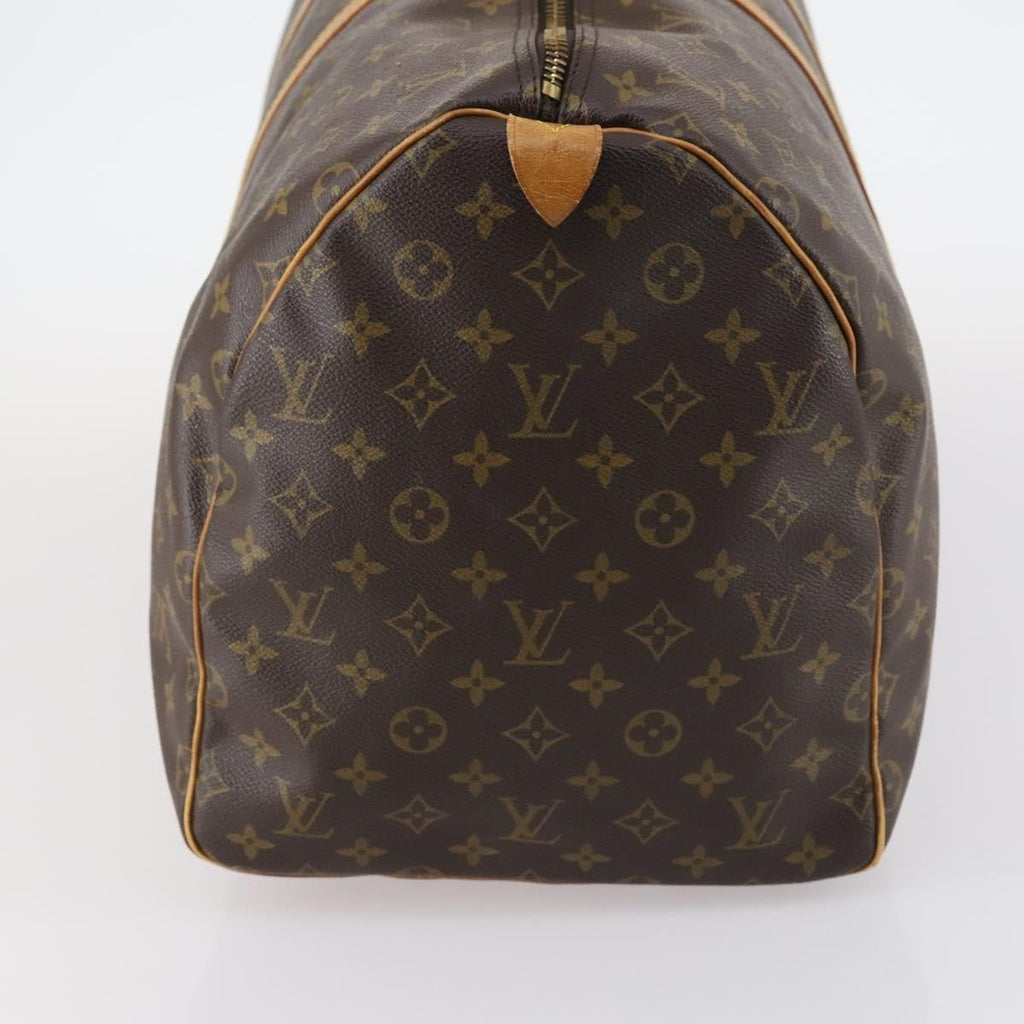 Louis Vuitton Keepall Bag Monogram Canvas Brown Canvas Travel Bag
