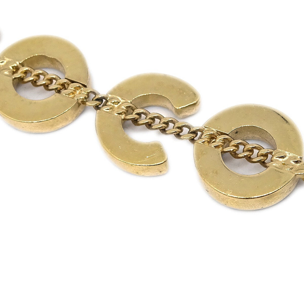 Chanel Coco Long Necklace Gold-Plated Gold Gold_Plated Necklace Jewelry