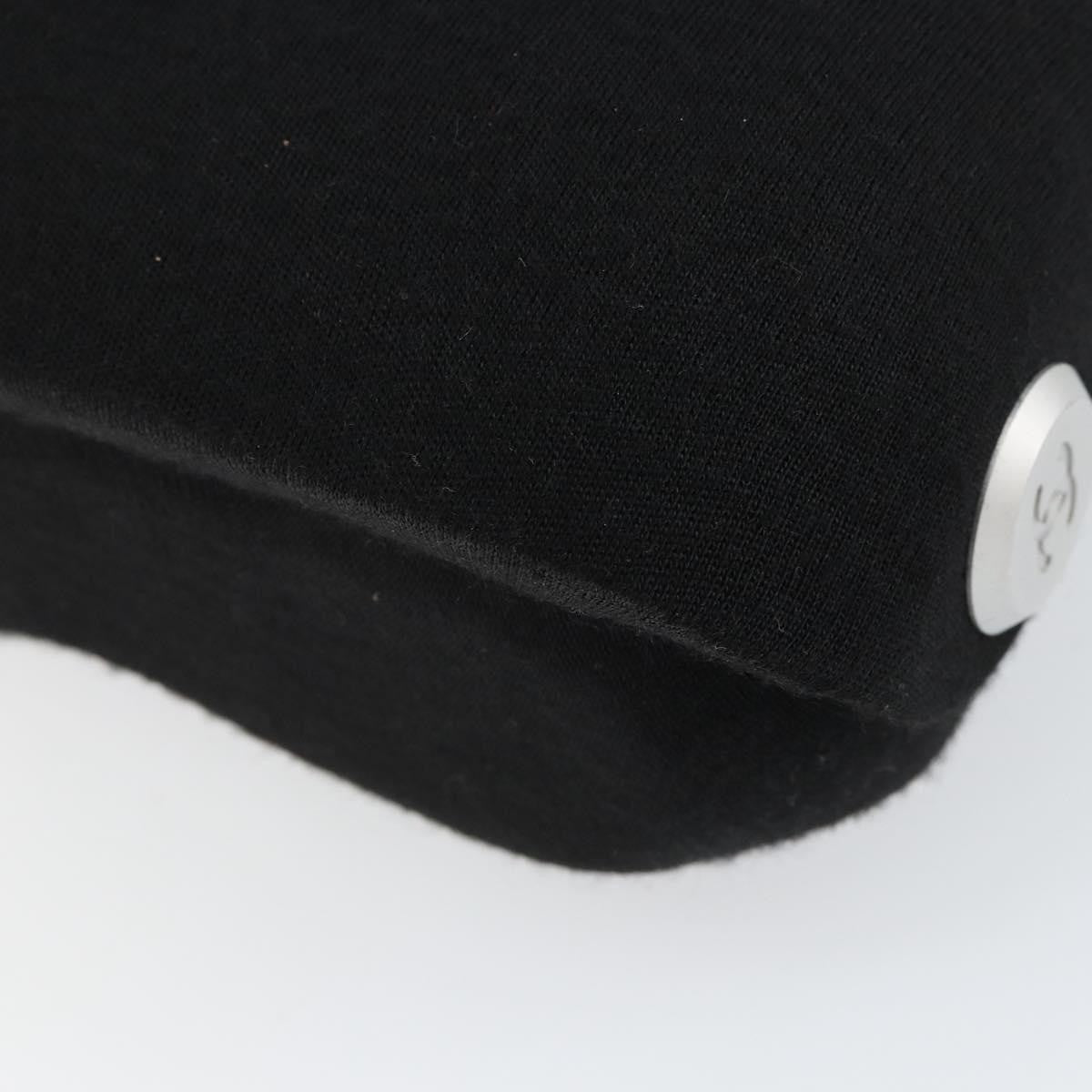 Chanel Millennium Shoulder Bag Jersey Black Cotton Shoulder Bag Bag