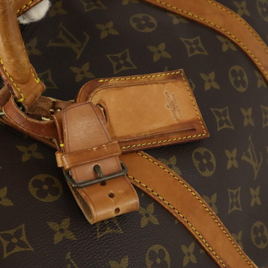 Louis Vuitton Keepall Bandouliere Bag Monogram Canvas Brown Canvas Travel Bag