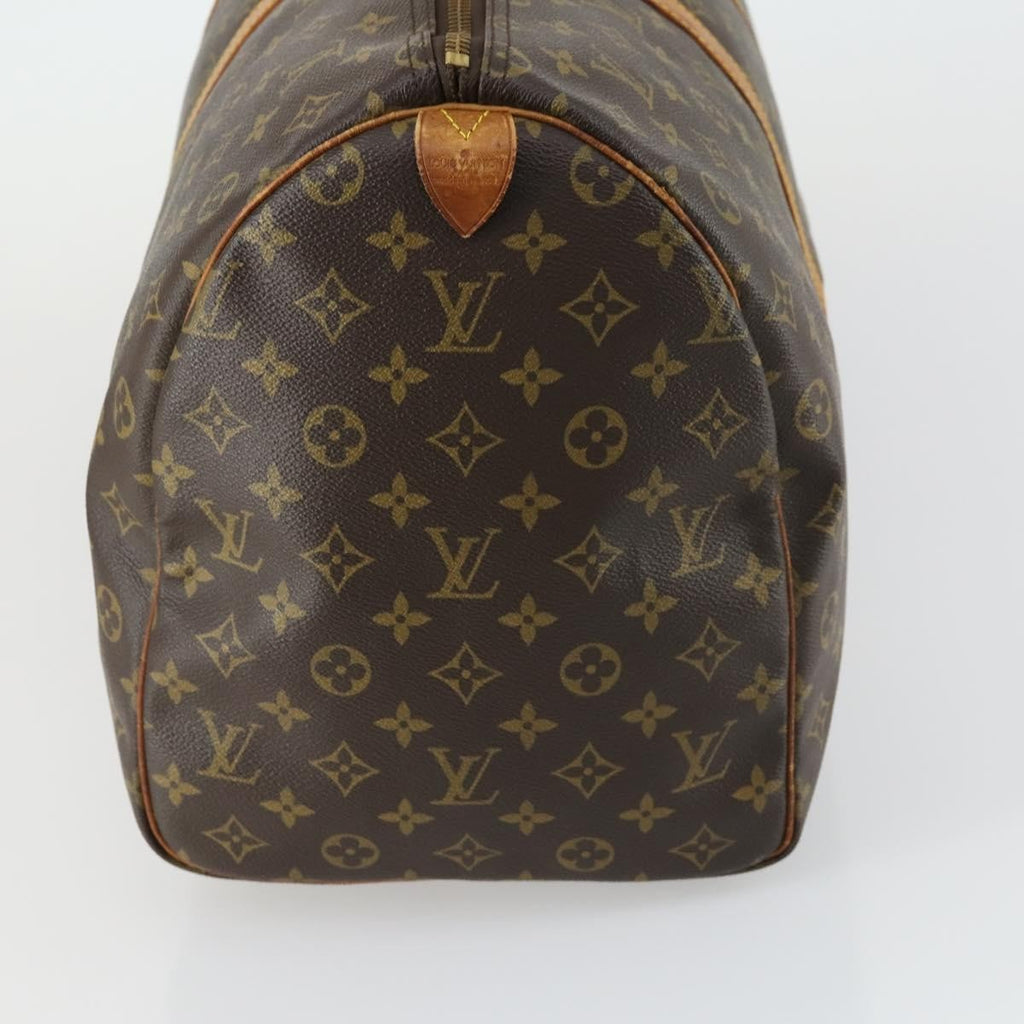 Louis Vuitton Keepall Bag Monogram Canvas Brown Canvas Travel Bag