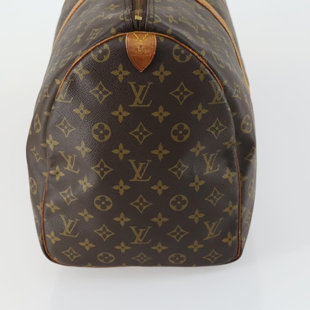 Louis Vuitton Keepall Bag Monogram Canvas Brown Canvas Travel Bag