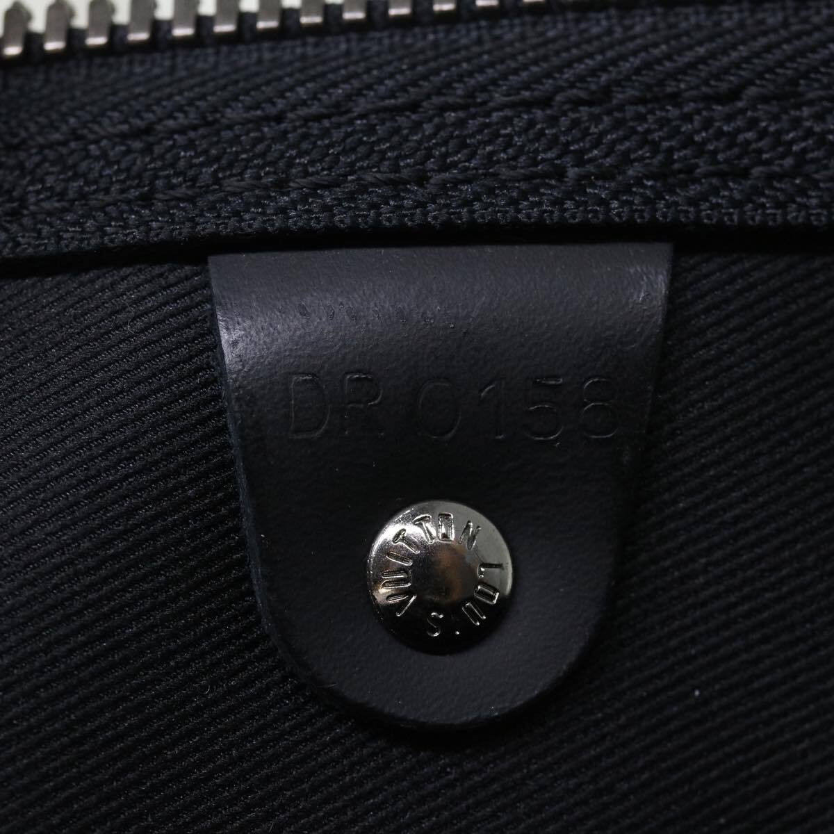 Louis Vuitton Keepall Bandouliere Bag Monogram Eclipse Split Canvas Black Canvas Bag