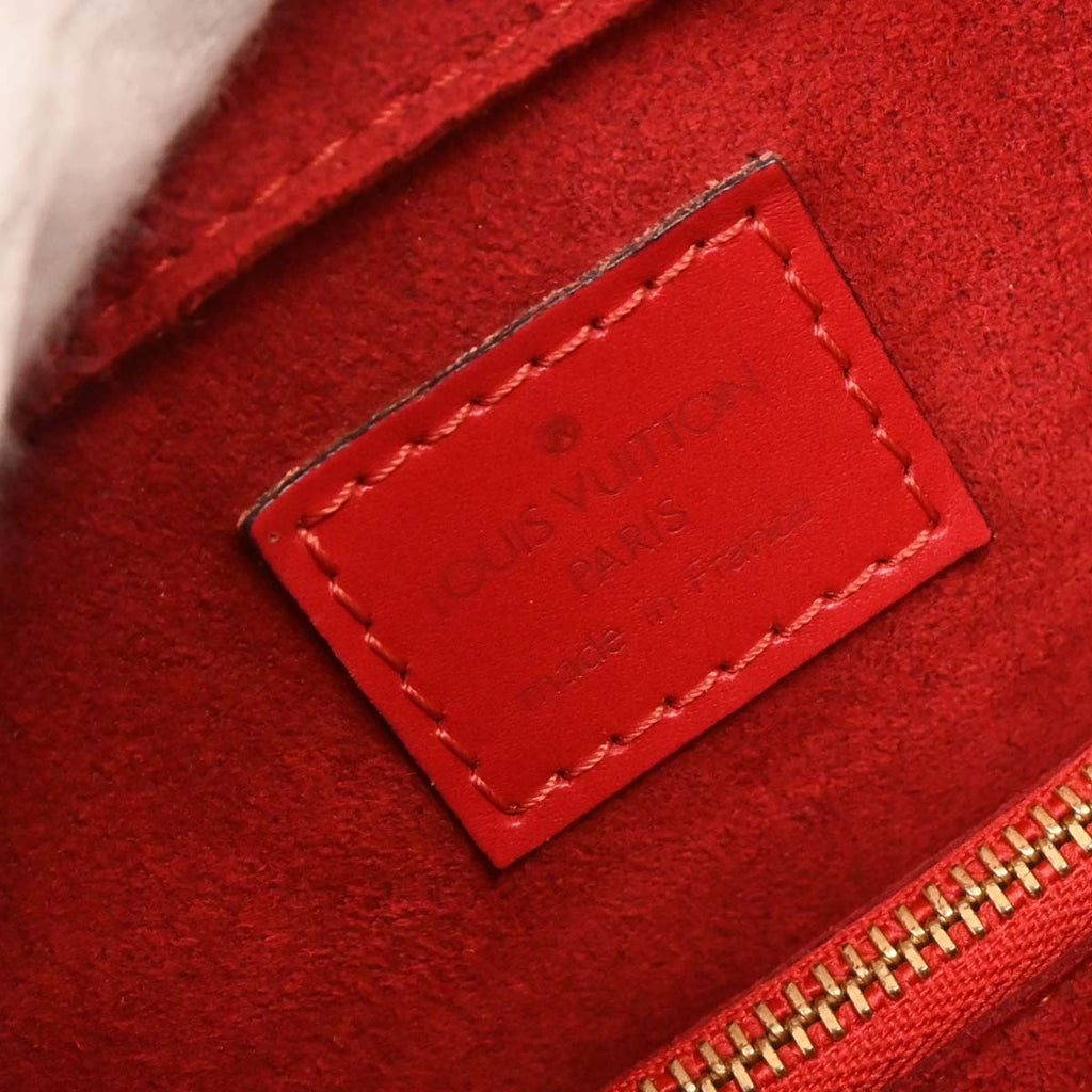 Louis Vuitton Pont Neuf Handbag Epi Leather Red Leather Handbag