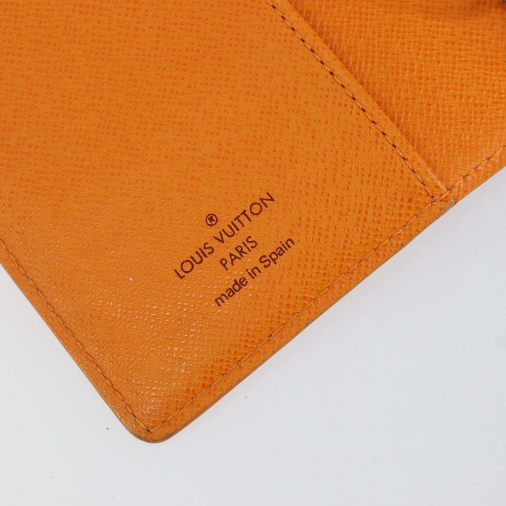 Louis Vuitton Agenda Cover Epi Leather Orange Leather Wallets Accessory