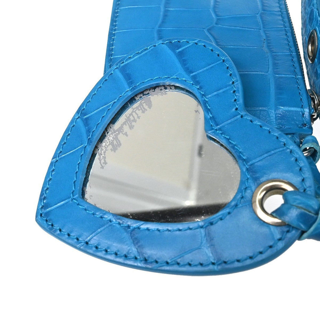 Balenciaga Le Cagole Giant Studs Shoulder Bag Leather Blue Leather Shoulder Bag