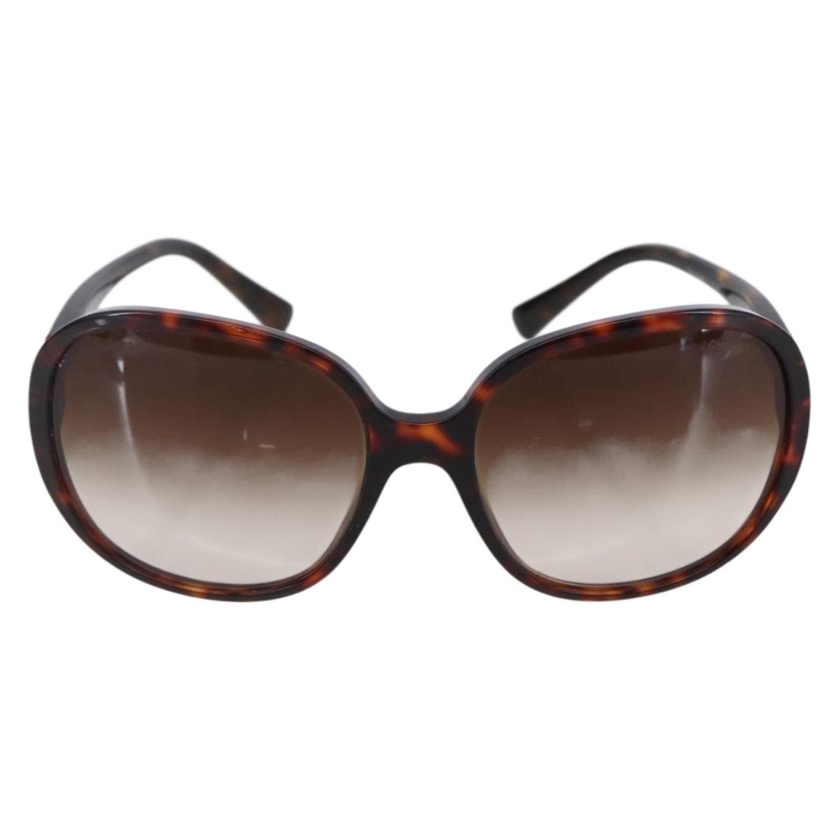 Chanel Chanel Logo Sunglasses Eye Wear Plastic Brown Plastic Sunglasse Accessory
