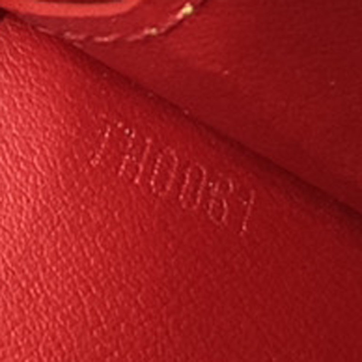 Louis Vuitton Mott Handbag Monogram Vernis Red Patent_Leather Clutche & Pouche Bag
