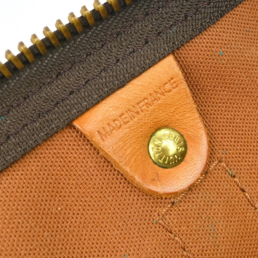 Louis Vuitton Keepall Bag Monogram Canvas Brown Canvas Travel Bag