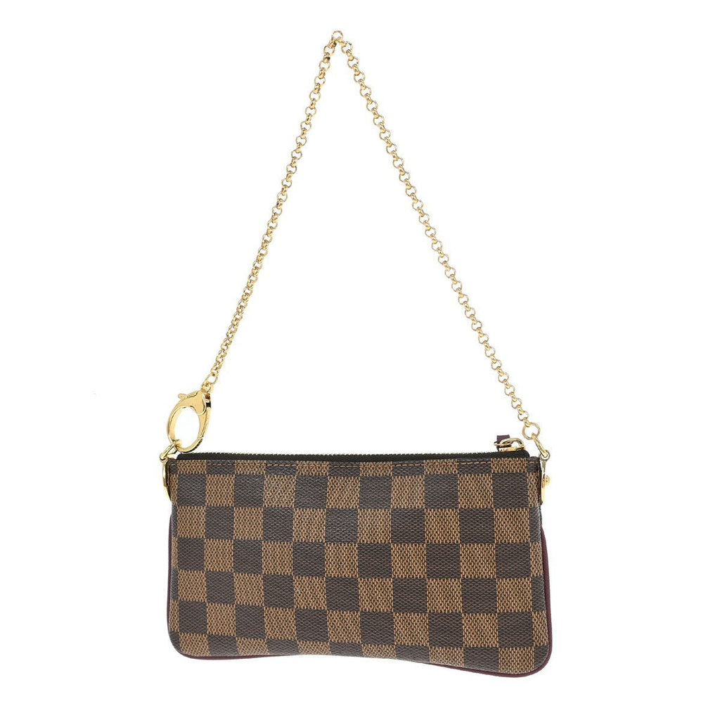 Louis Vuitton Milla Pochette Limited Edition Damier Brown Canvas Clutche & Pouche Bag