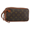 Louis Vuitton Pochette Sports Monogram Canvas Brown Canvas Clutche & Pouche Bag