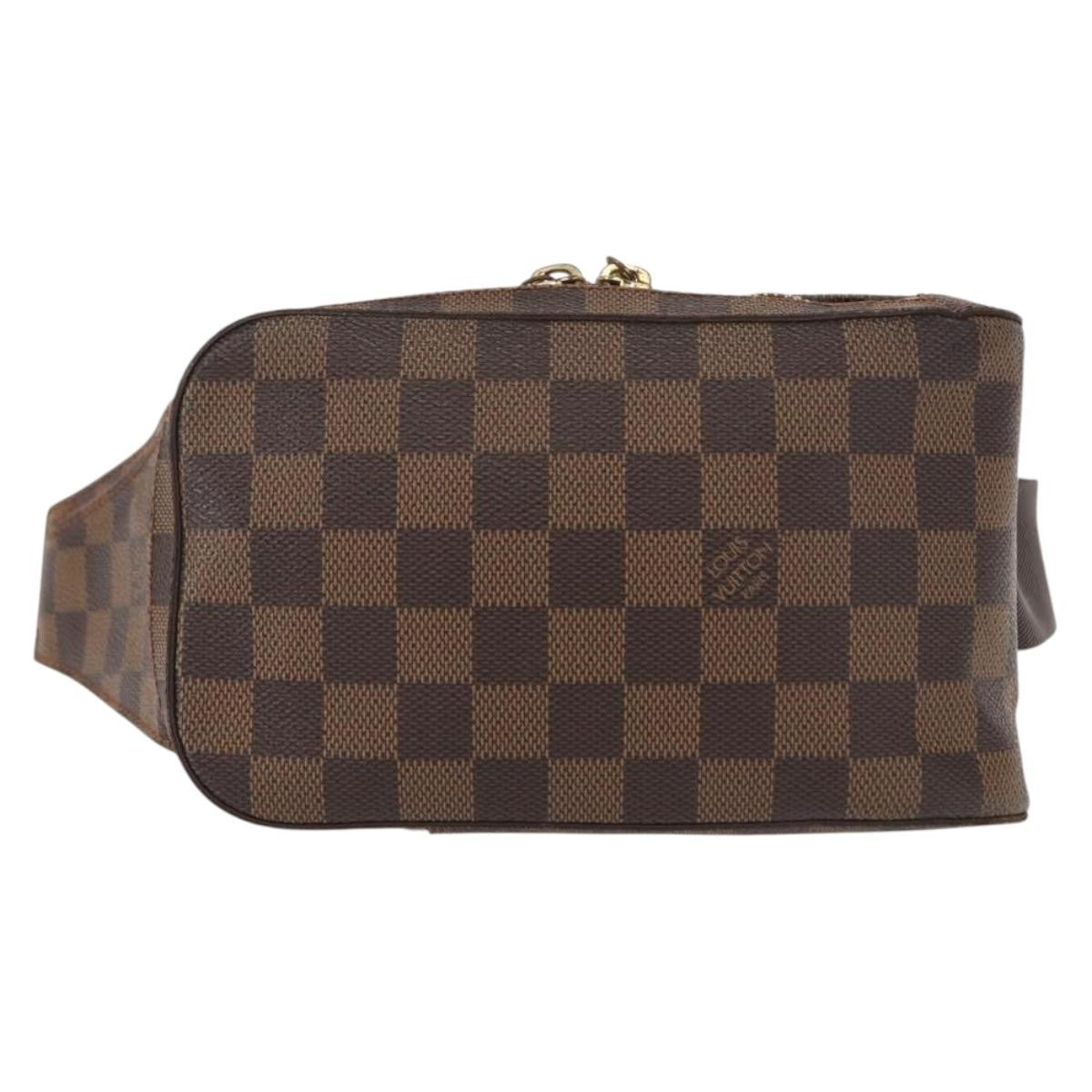 Louis Vuitton Geronimos Waist Bag Damier Brown Canvas Shoulder Bag