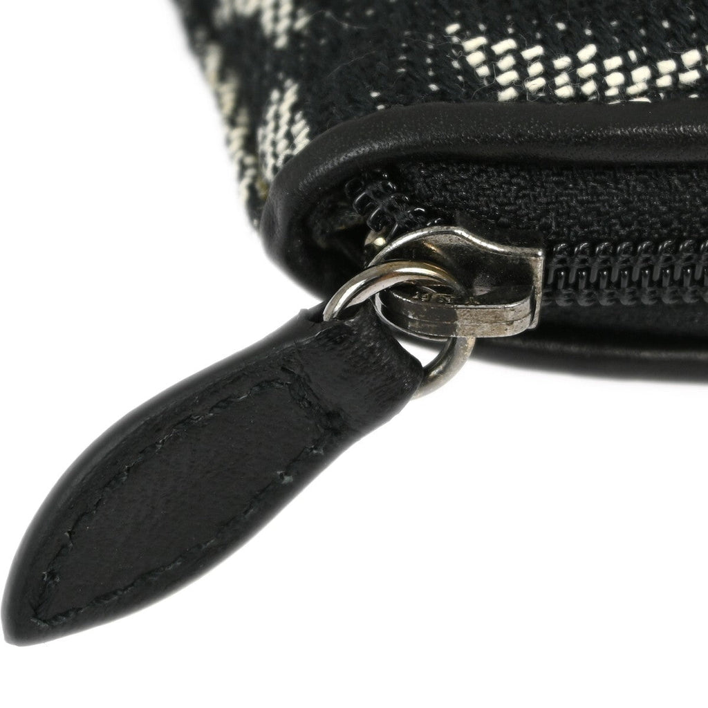 Christian Dior Vintage Trotter Pouch Diorissimo Canvas Gray Canvas Clutche & Pouche Bag (Pre-Owned)
