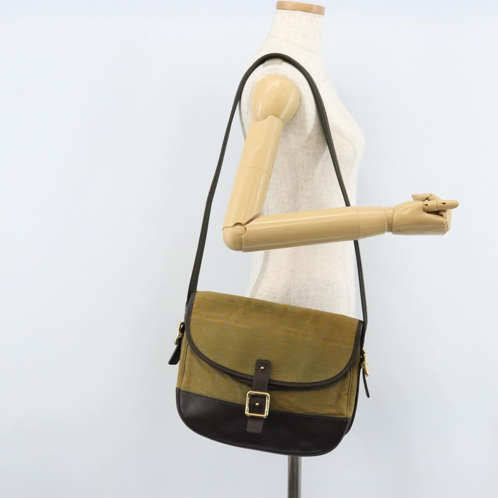 Louis Vuitton Marjorie Handbag Mini Lin Khaki Canvas Shoulder Bag