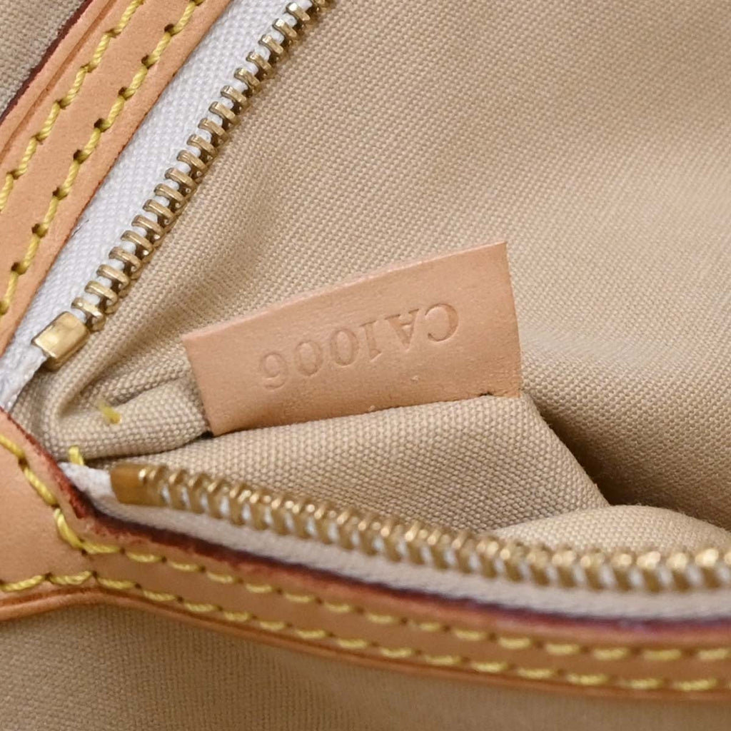 Louis Vuitton Pampelonne Handbag Damier White Canvas Tote Bag