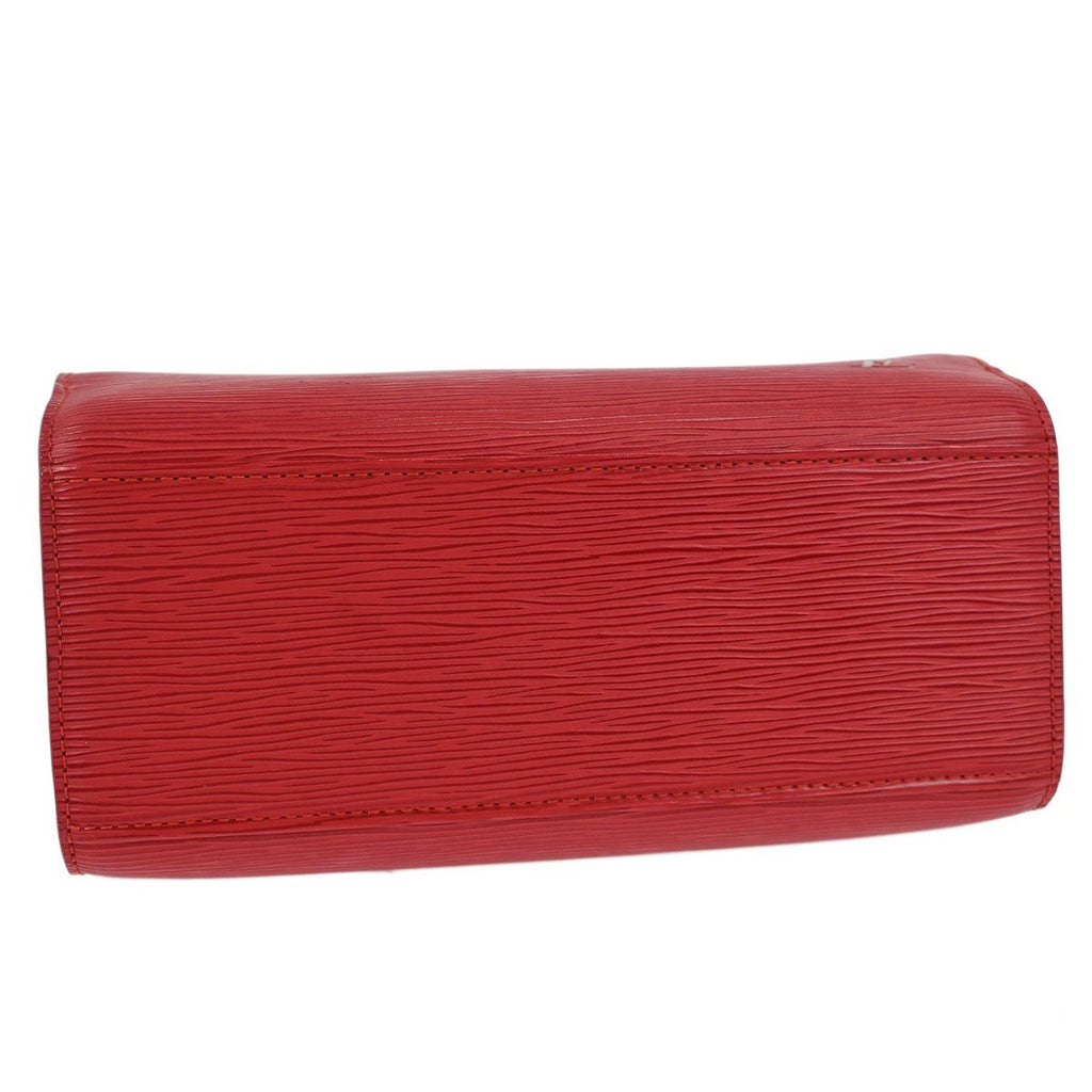 Louis Vuitton Pont Neuf Handbag Epi Leather Red Leather Handbag