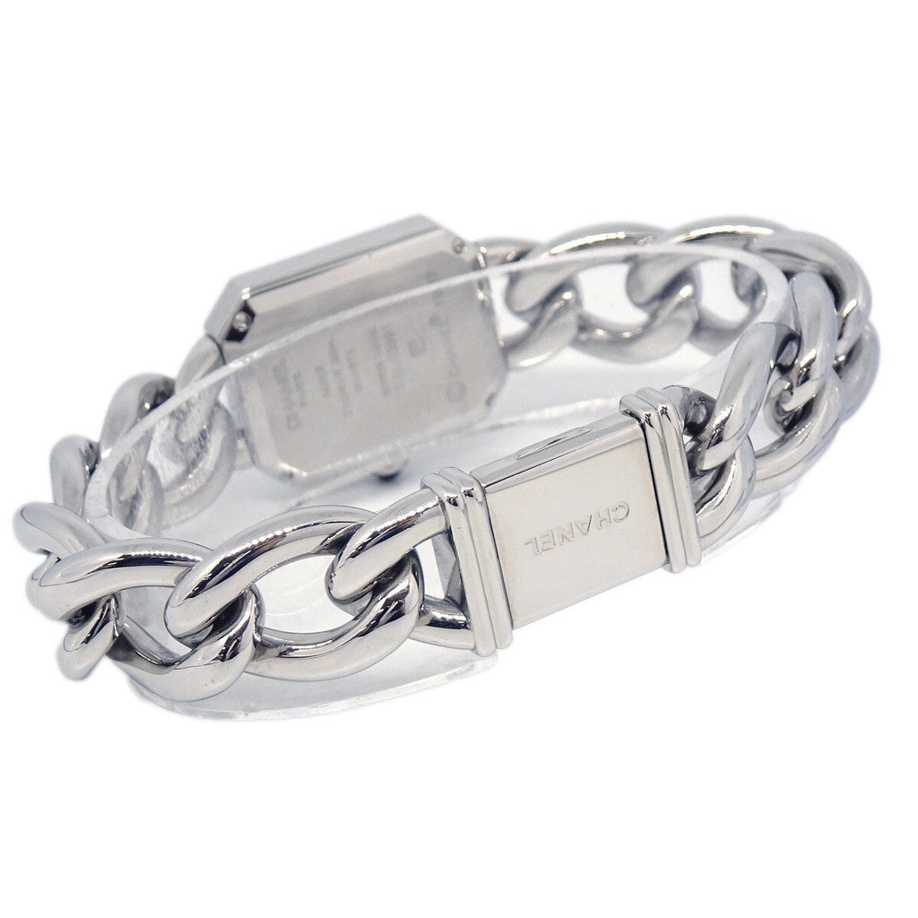 Chanel Premiere Chain Quartz Watch Stainless Steel With Diamond  Bezel Watch