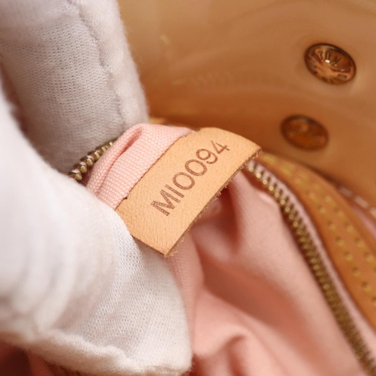 Louis Vuitton Reade Handbag Monogram Vernis Beige Patent_Leather Handbag