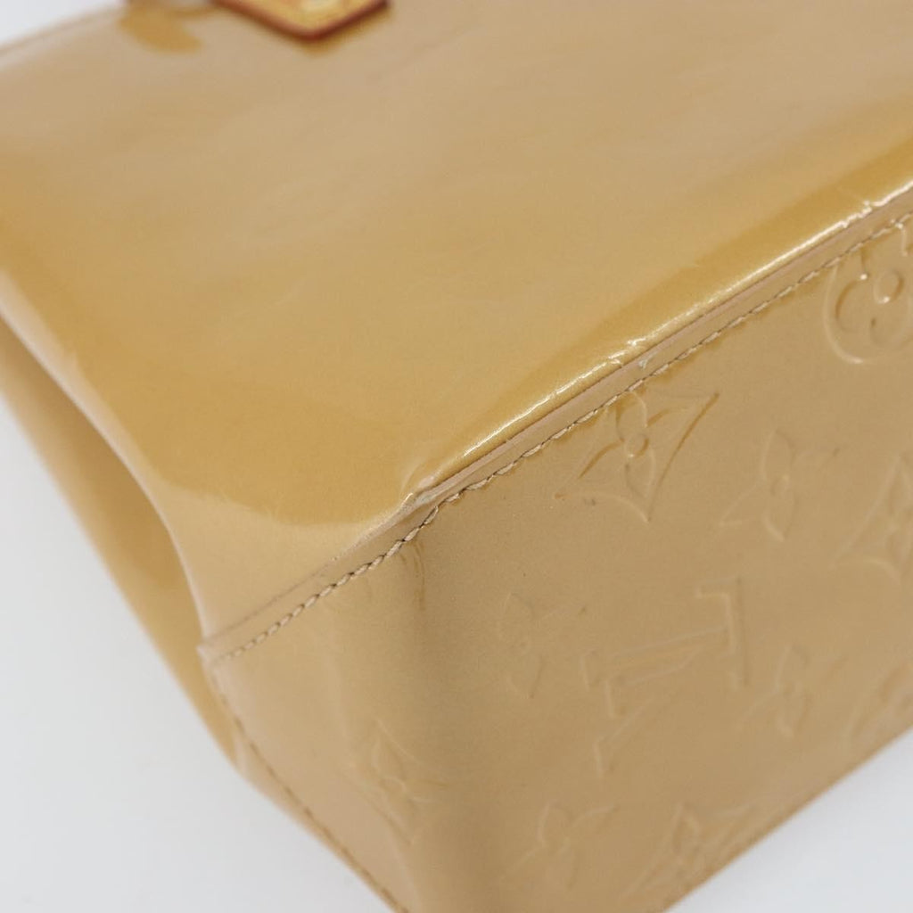 Louis Vuitton Reade Handbag Monogram Vernis Beige Patent_Leather Handbag
