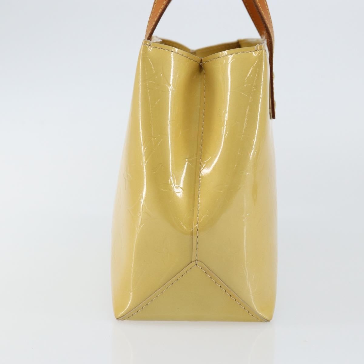 Louis Vuitton Reade Handbag Monogram Vernis Beige Patent_Leather Bag