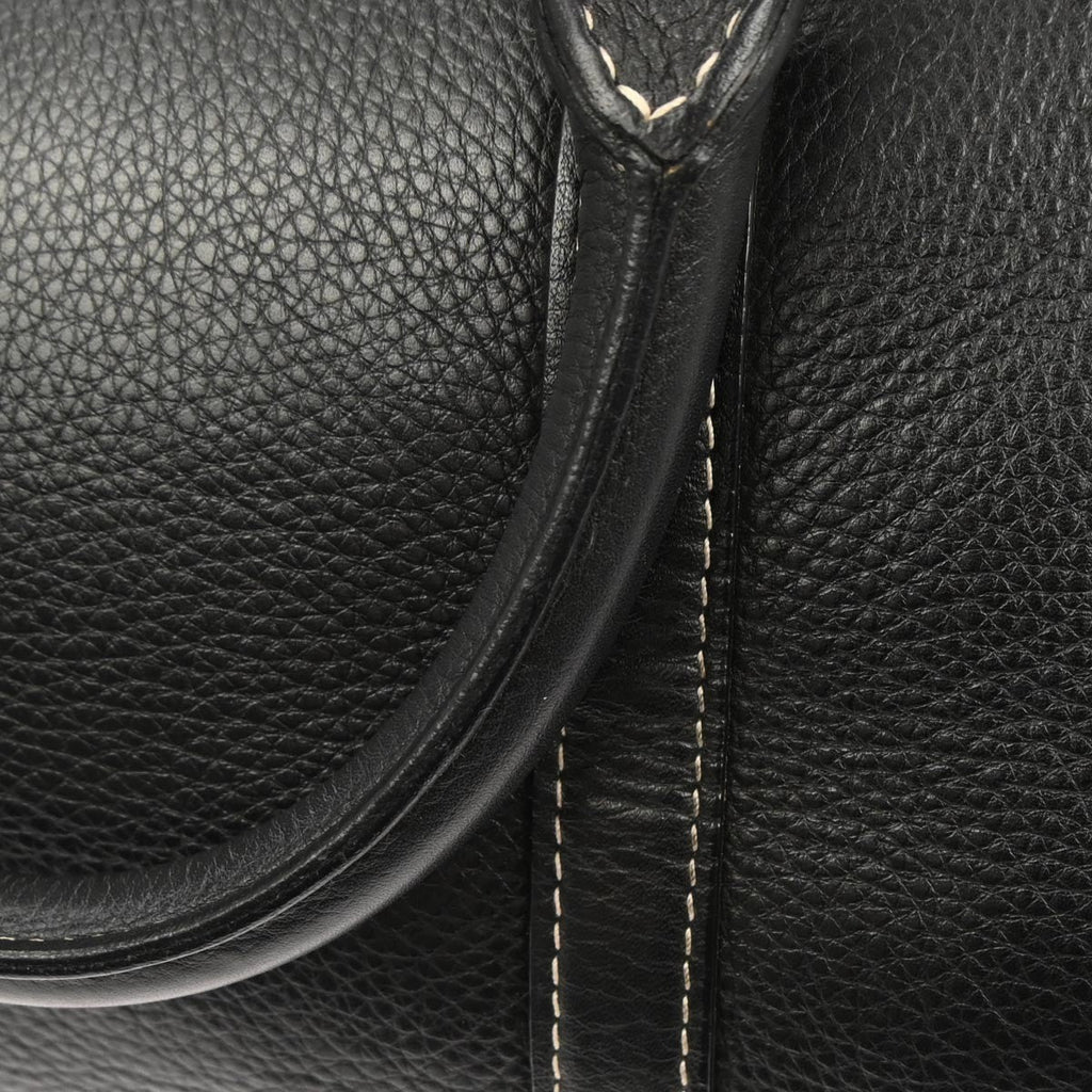 Christian Dior Vintage Handbag Leather Black Leather Handbag (Pre-Owned)