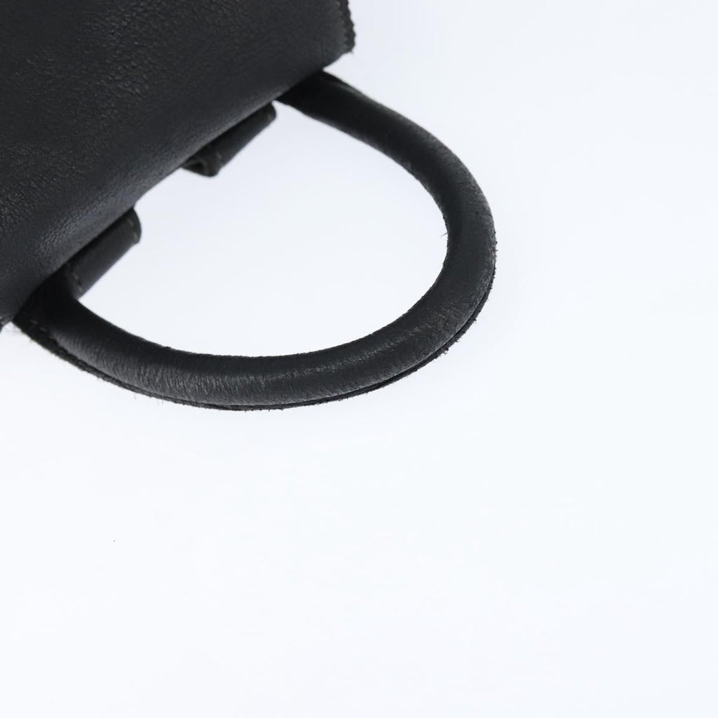 Fendi Logo Flap Drawstring Backpack Leather Black Leather Backpack Bag