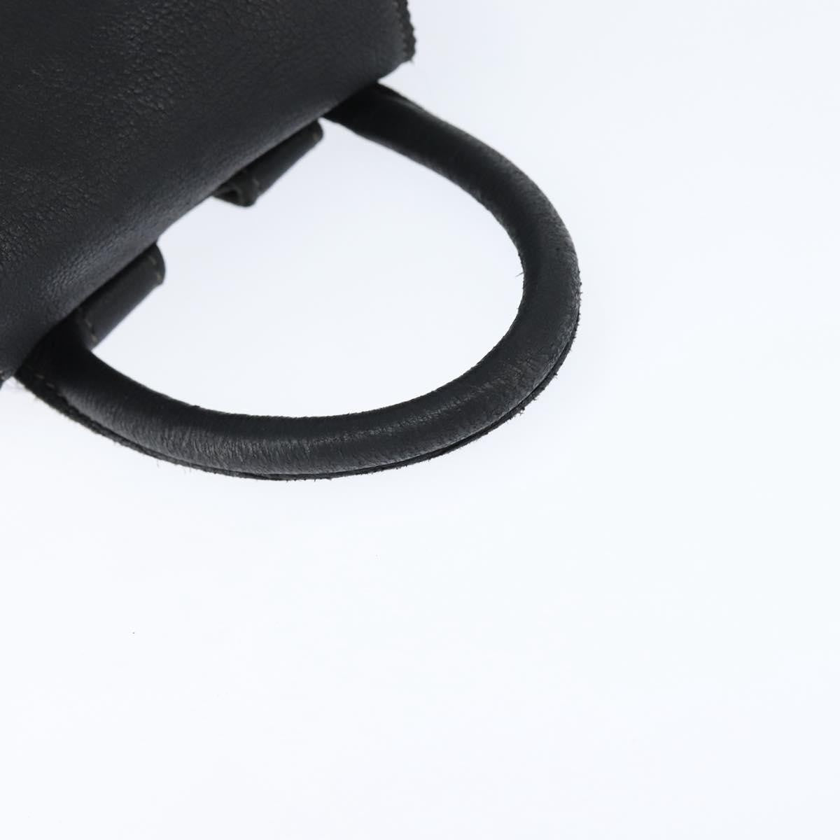 Fendi Logo Flap Drawstring Backpack Leather Black Leather Backpack Bag