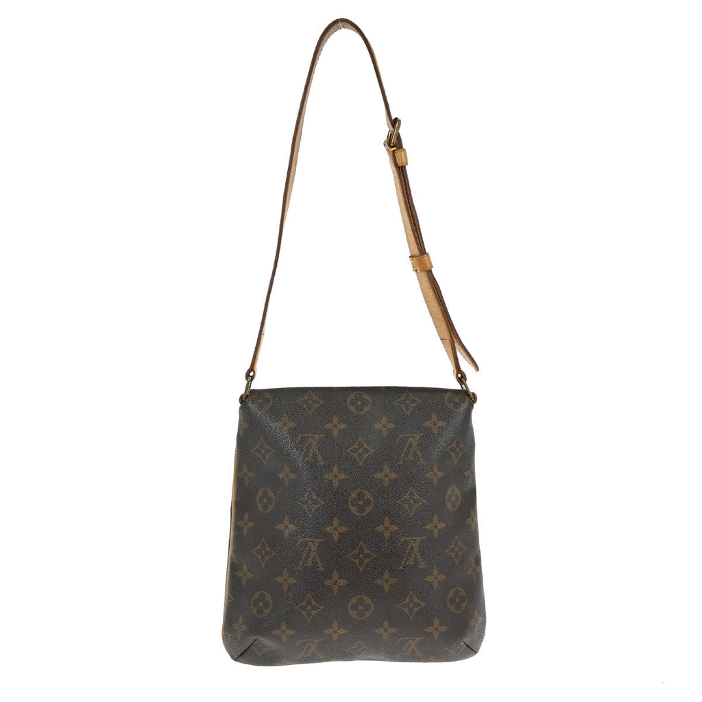 Louis Vuitton Musette Salsa Handbag Monogram Canvas Brown Canvas Shoulder Bag