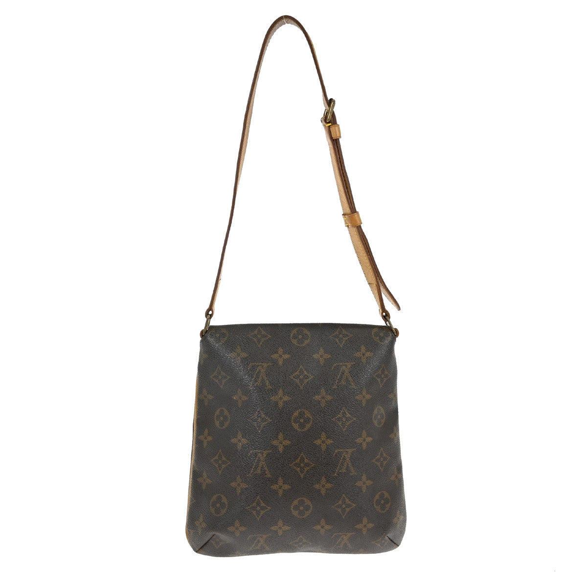 Louis Vuitton Musette Salsa Handbag Monogram Canvas Brown Canvas Shoulder Bag