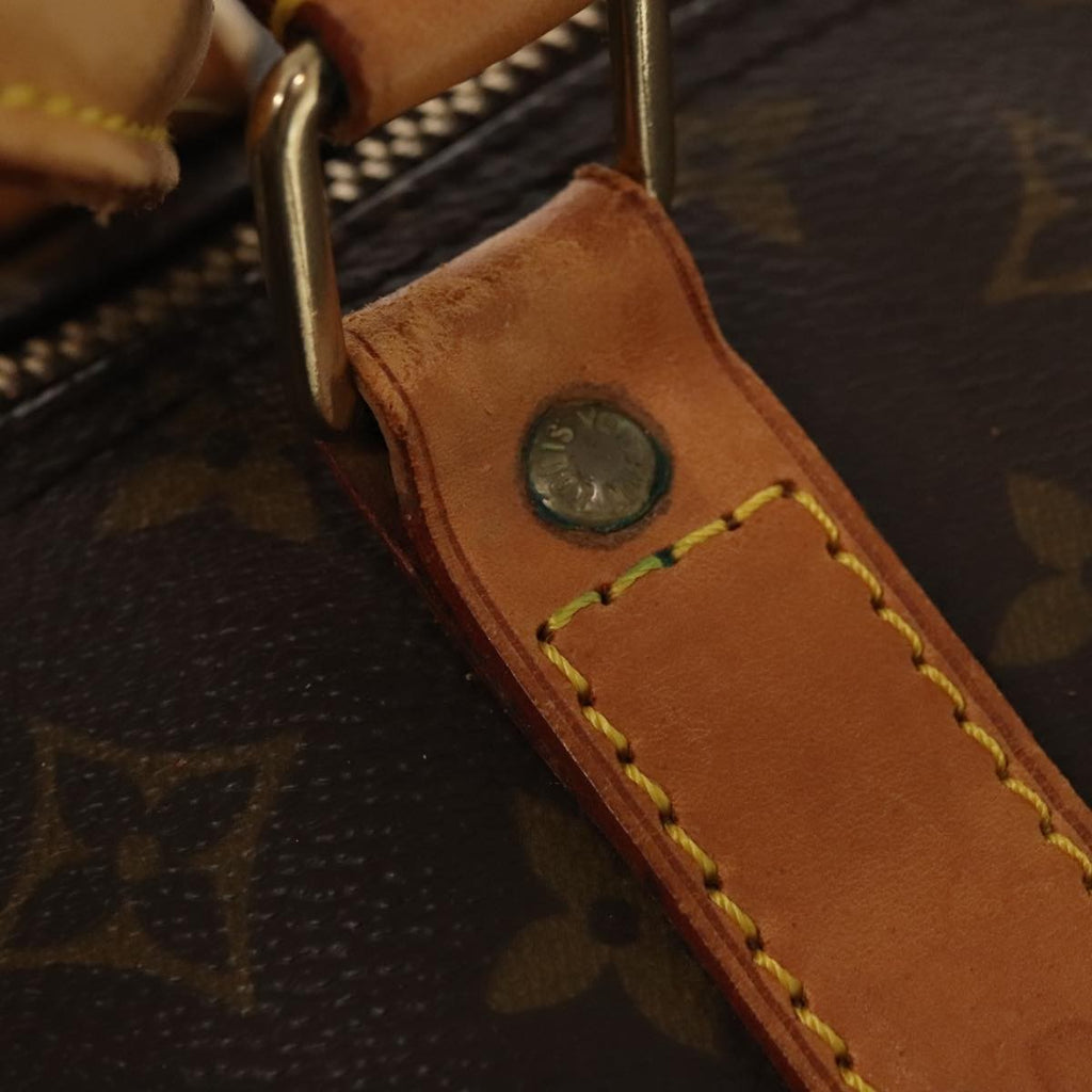 Louis Vuitton Keepall Bag Monogram Canvas Brown Canvas Travel Bag