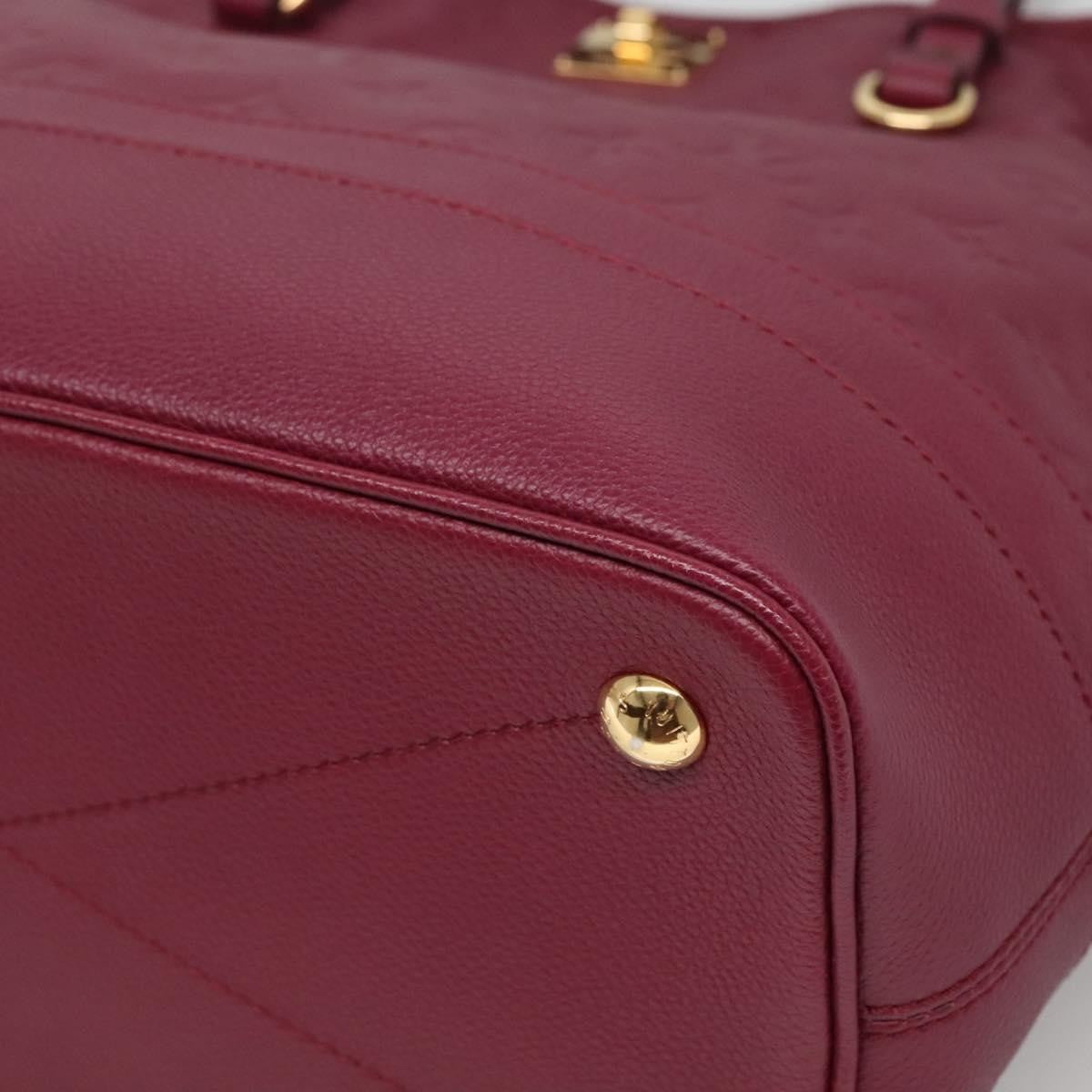 Louis Vuitton Citadine Handbag Monogram Empreinte Leather Purple Leather Tote Bag