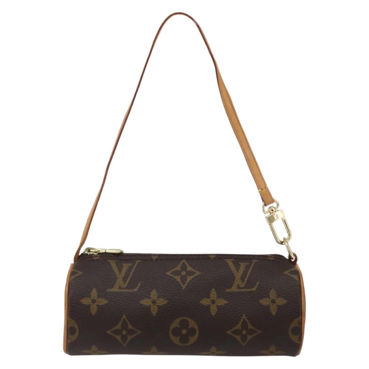 Louis Vuitton Papillon Pochette Monogram Canvas Brown Canvas Clutche & Pouche Bag