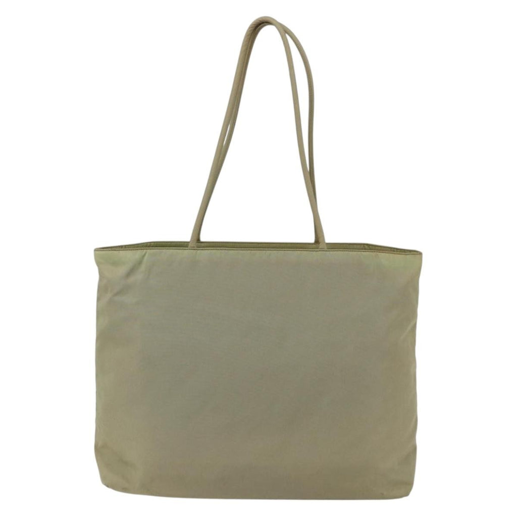 Prada Vintage Zip Tote Tessuto Ecru Nylon Tote Bag Bag