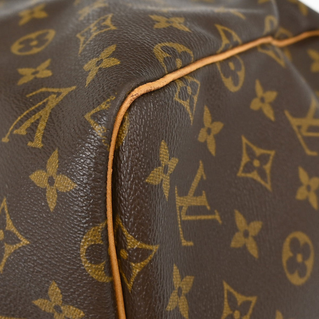 Louis Vuitton Keepall Bag Monogram Canvas Brown Canvas Travel Bag