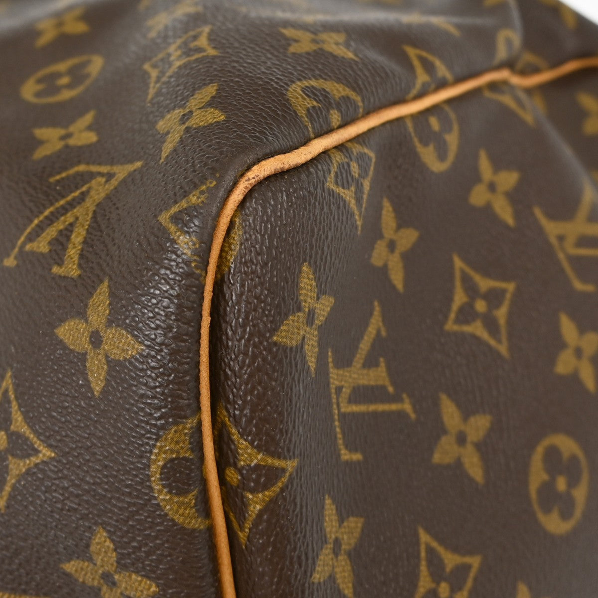 Louis Vuitton Keepall Bag Monogram Canvas Brown Canvas Travel Bag