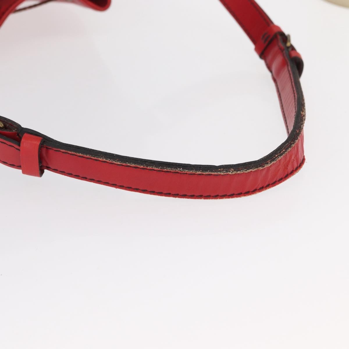Louis Vuitton Noe Handbag Epi Leather Red Leather Shoulder Bag