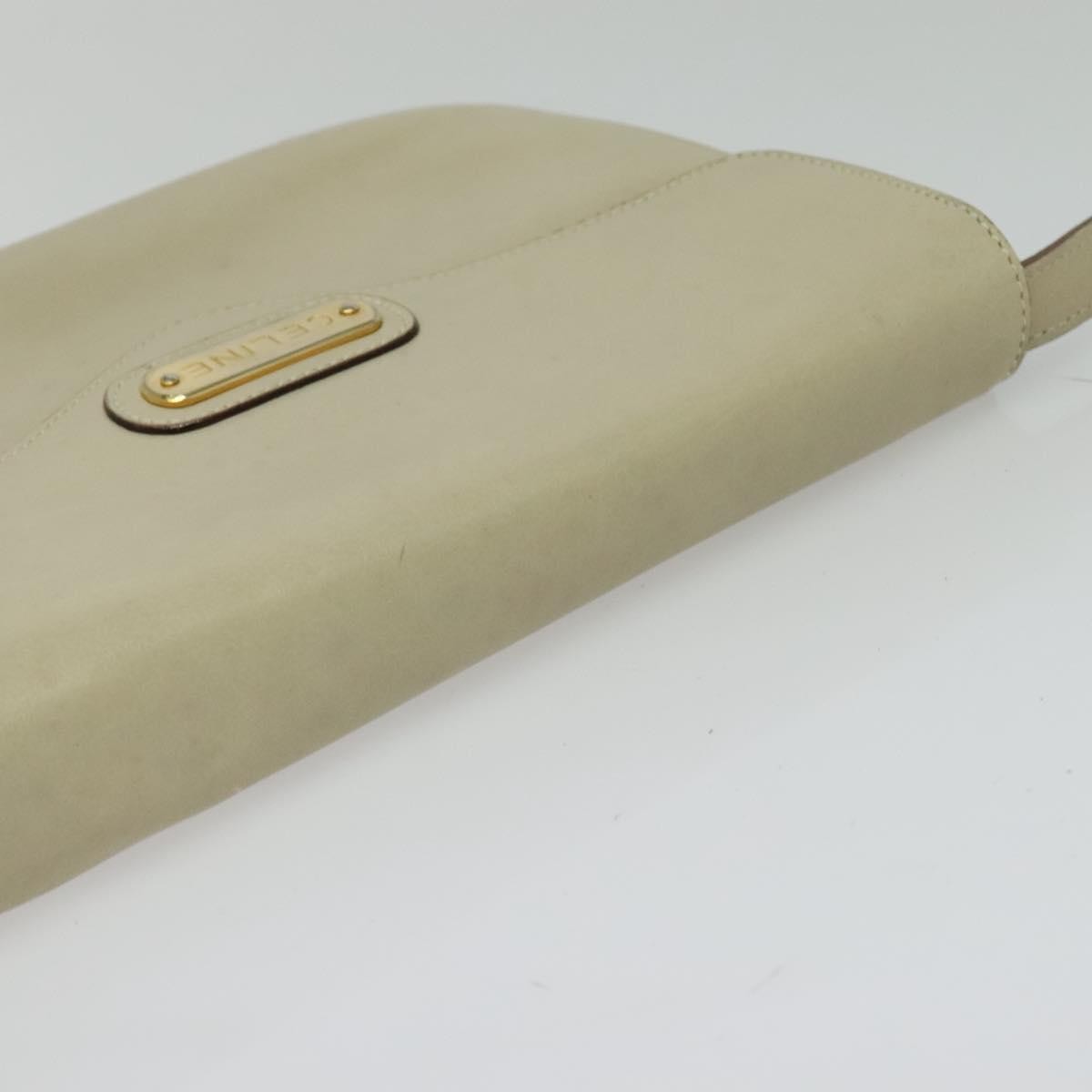 Celine Shoulder Bag Leather Beige Leather Shoulder Bag Bag