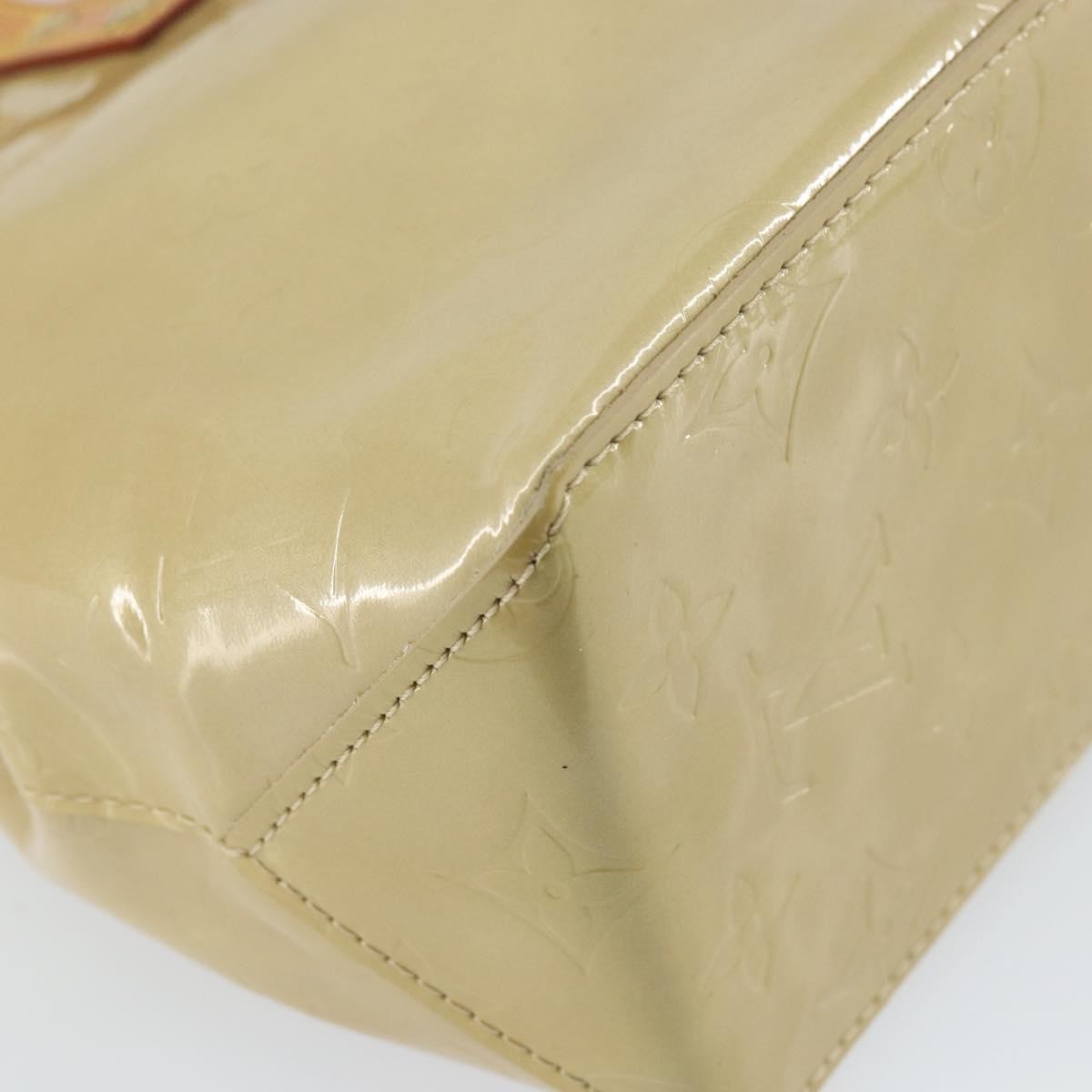 Louis Vuitton Reade Handbag Monogram Vernis Beige Patent_Leather Handbag