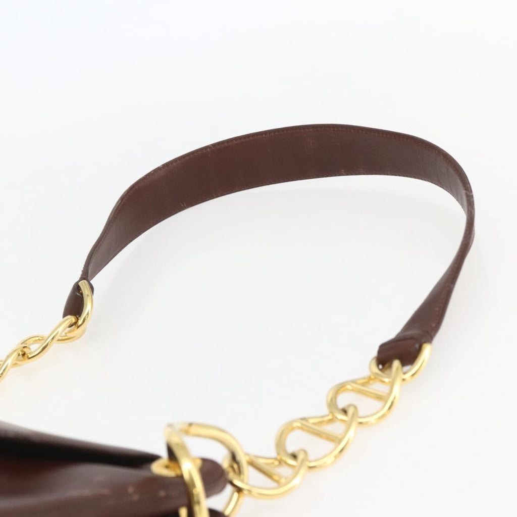 Prada Vintage Shoulder Bag Leather Brown Leather Shoulder Bag Bag