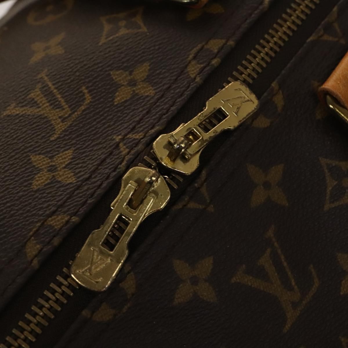 Louis Vuitton Keepall Bag Monogram Canvas Brown Canvas Travel Bag