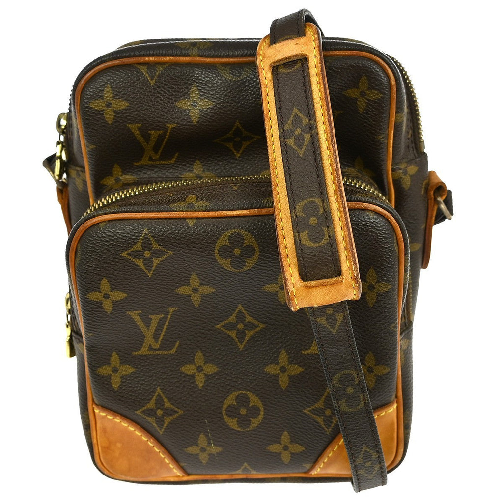 Louis Vuitton Amazone Bag Monogram Canvas Brown Canvas Shoulder Bag