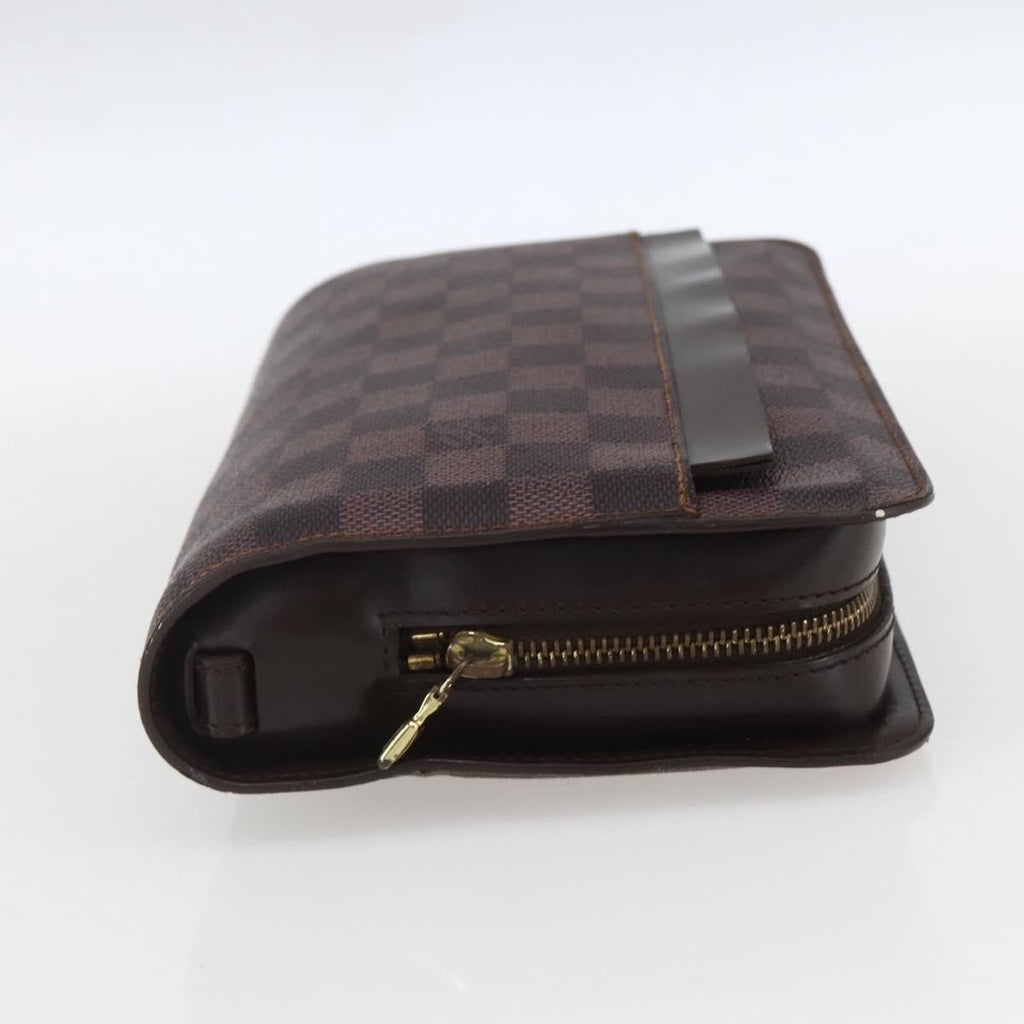 Louis Vuitton Pochette Saint Louis Damier Brown Canvas Clutche & Pouche Bag