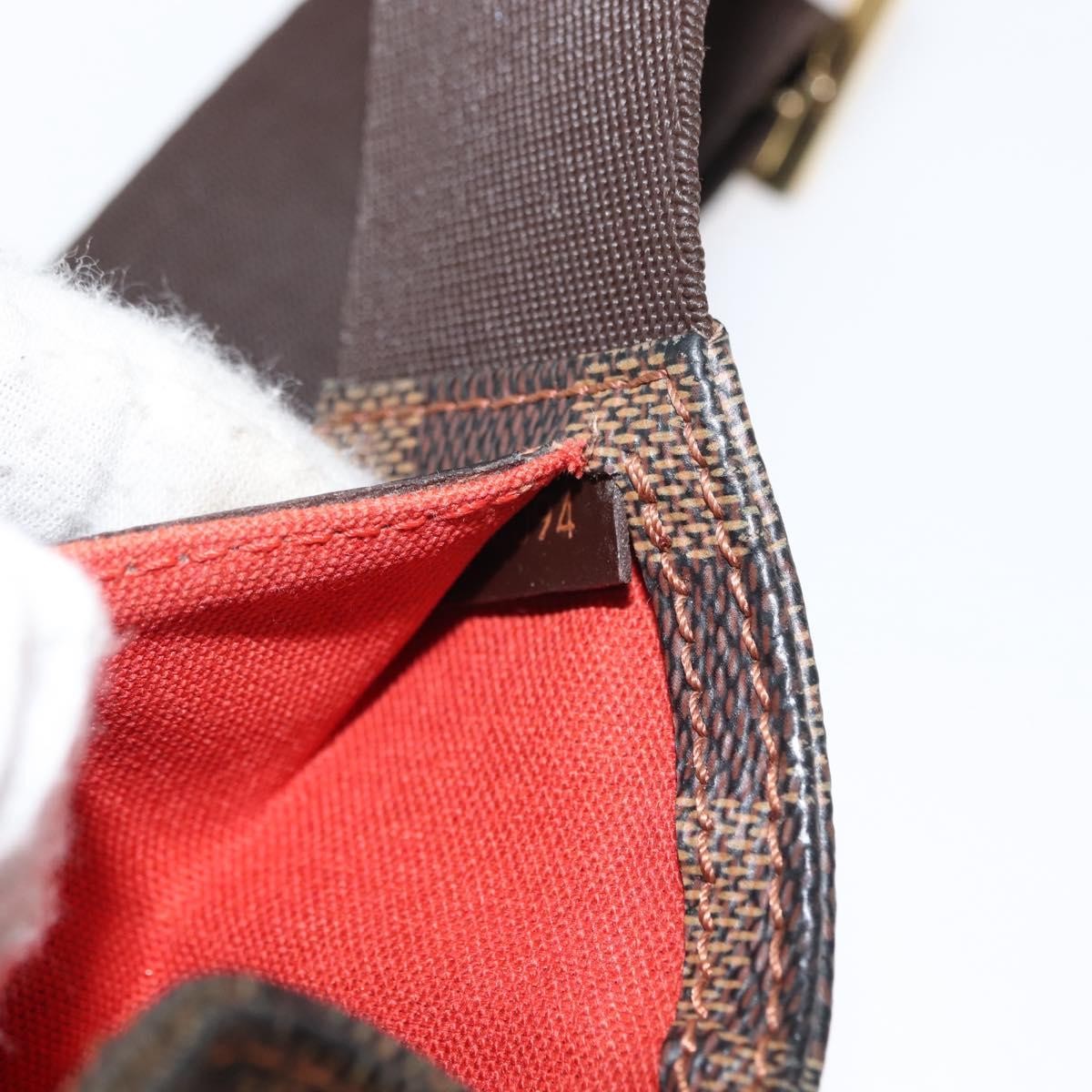 Louis Vuitton Geronimos Waist Bag Damier Brown Canvas Shoulder Bag