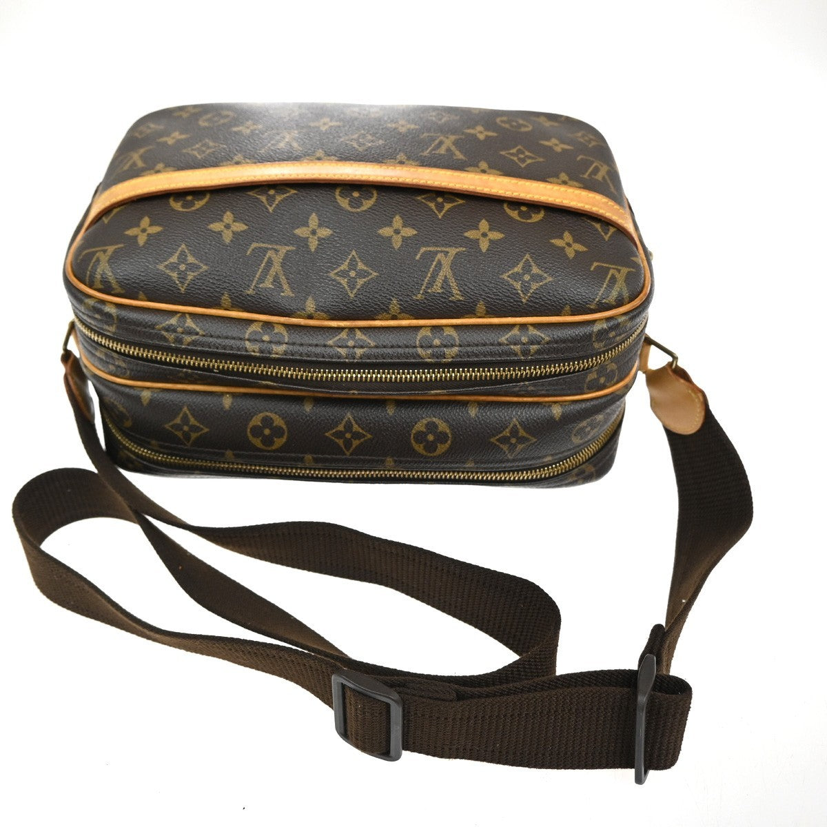 Louis Vuitton Reporter Bag Monogram Canvas Brown Canvas Shoulder Bag