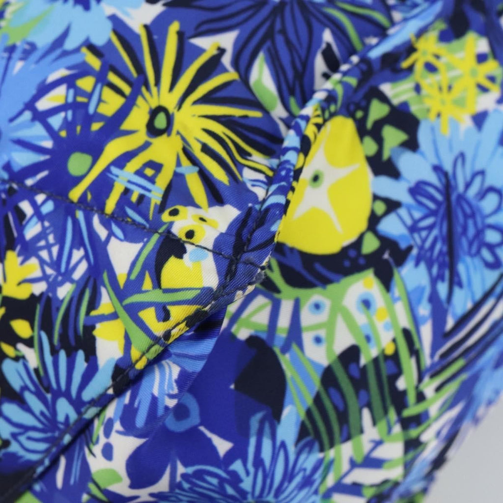 Prada Floreal Tote Printed Tessuto Blue Nylon Tote Bag Bag