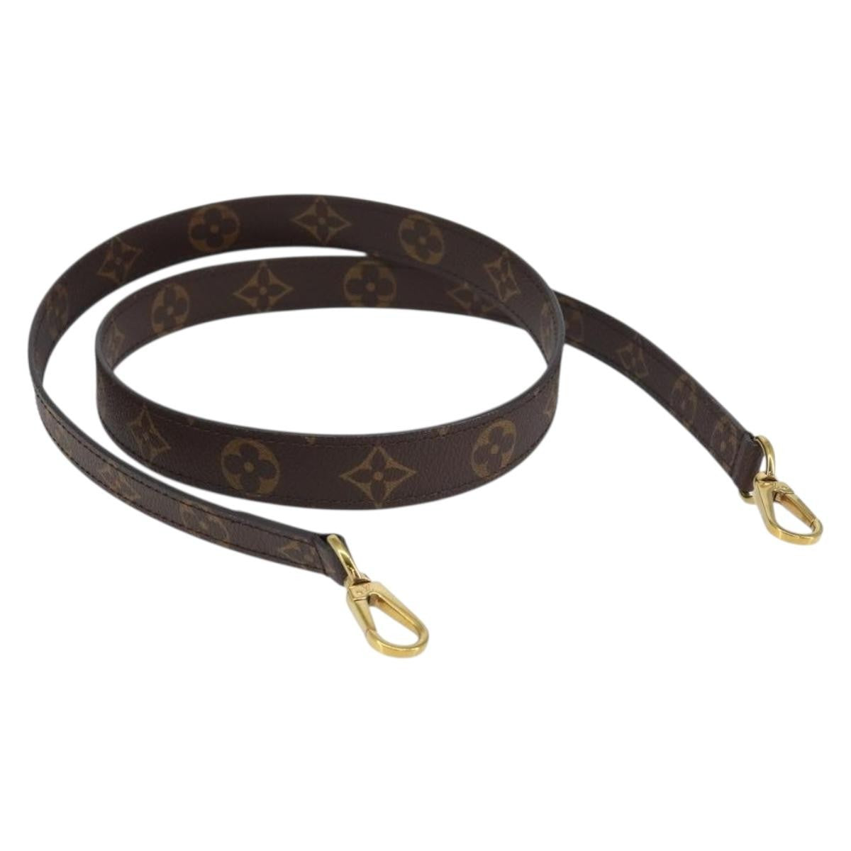 Louis Vuitton Montaigne Shoulder Strap Monogram Canvas Brown Canvas Straps Accessory