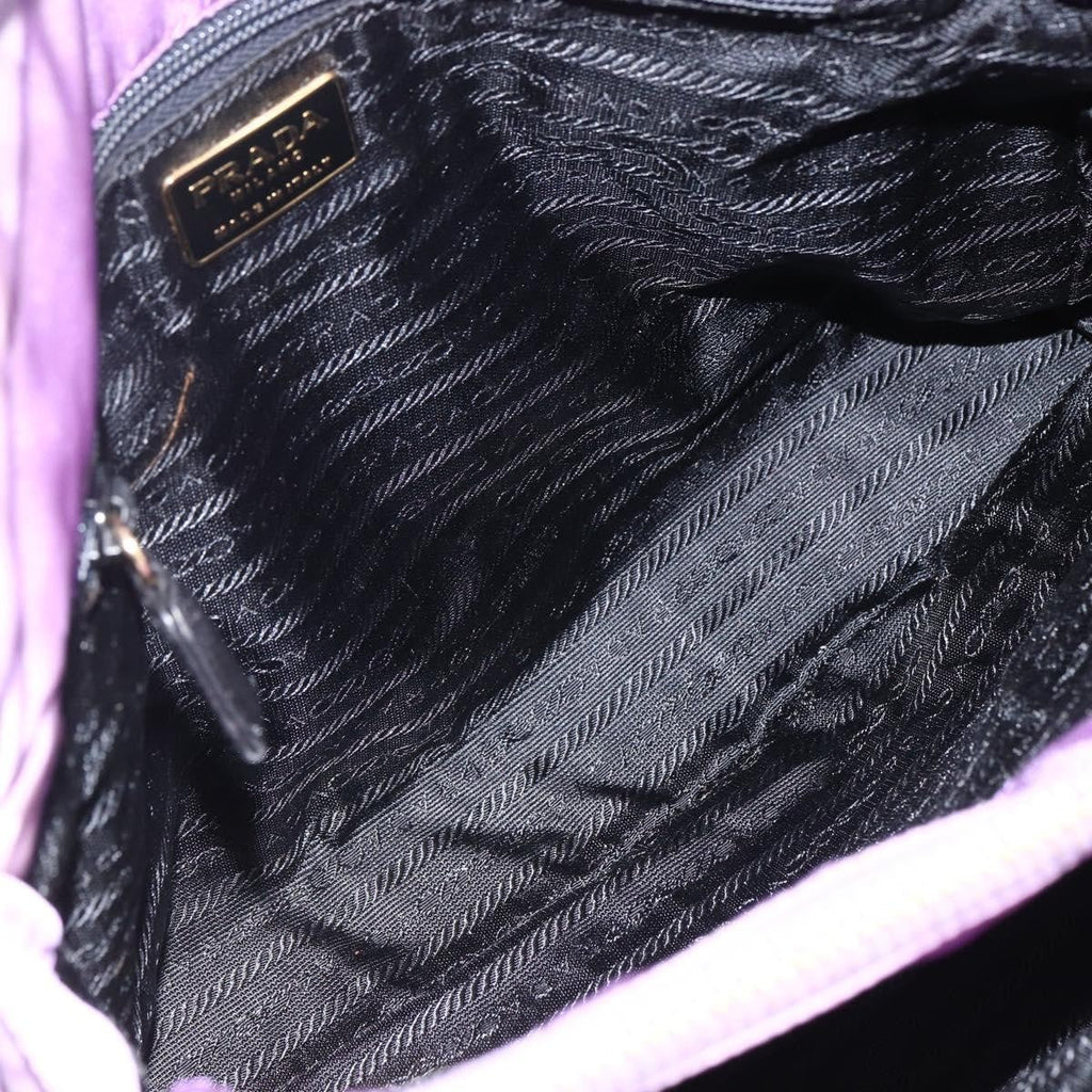 Prada Vintage Shoulder Bag Tessuto Purple Nylon Shoulder Bag Bag
